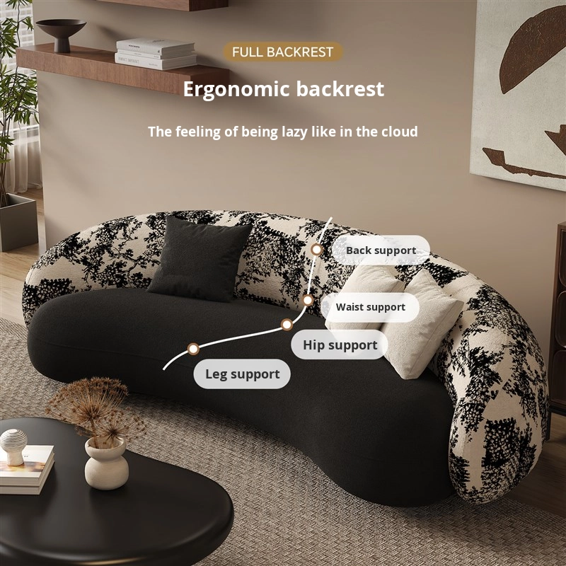 Retro Style Sectional Sofa Sue - Commercial Fabric Printing ulasan dan harga