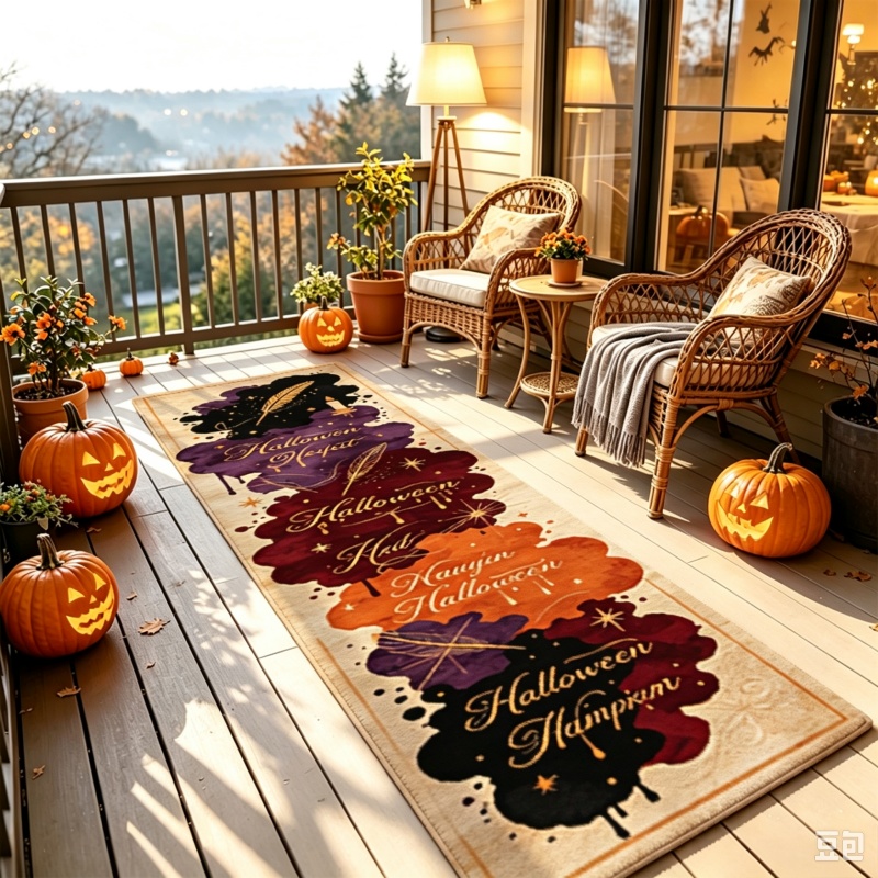 Ink‑blot Style Halloween Lette - Commercial Printing Ink ulasan dan harga