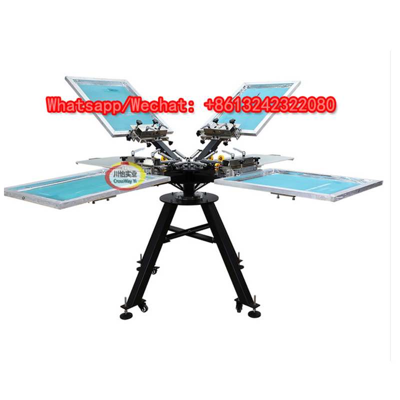 4 Color Screen Printing Machin - Commercial Ribbon Printing Machine ulasan dan harga