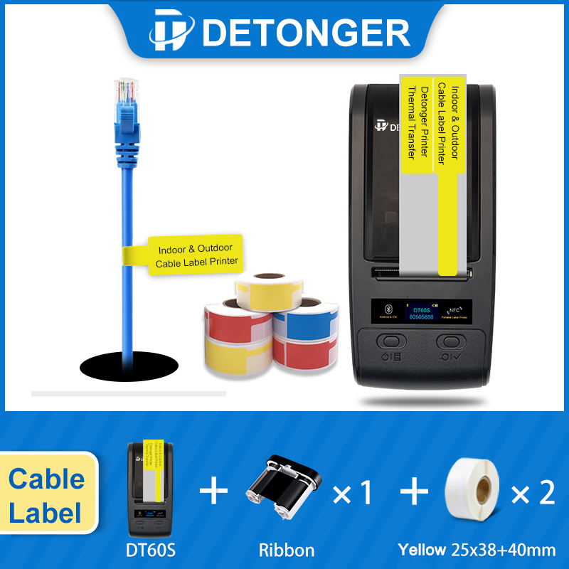 DETONGER DT60S Portable Therma - Commercial Ribbon Printing Machine ulasan dan harga