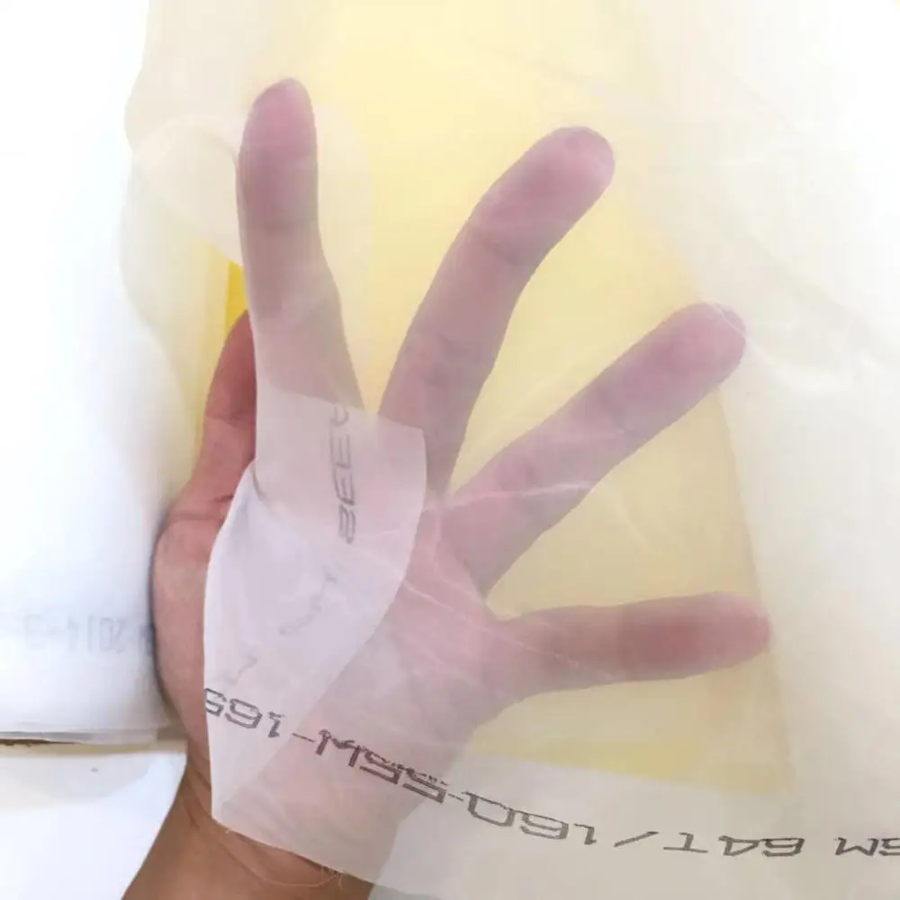 White Silk Screen Printing Mes - Commercial Fabric Printing ulasan dan harga