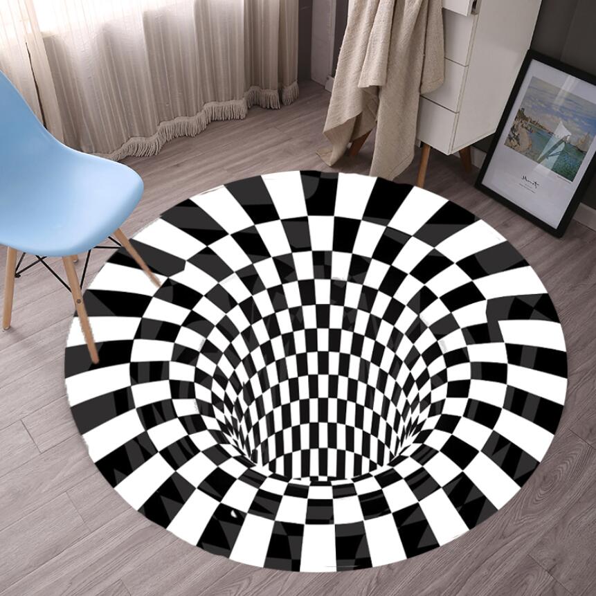Geometric Bedroom Rugs Black W - Commercial Fabric Printing ulasan dan harga