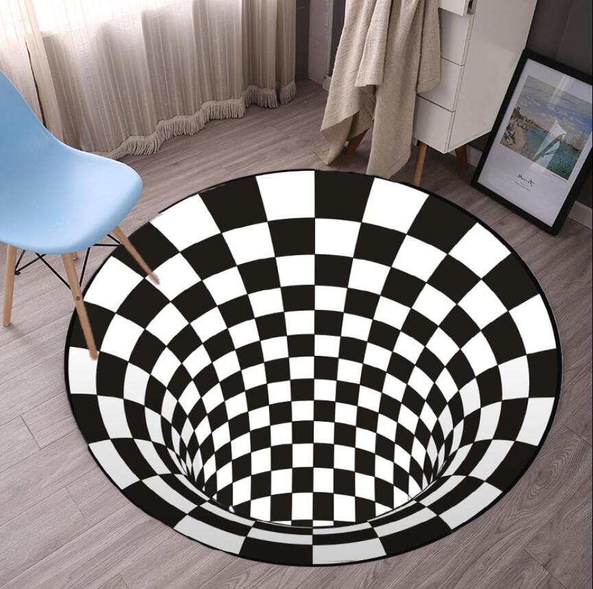 Geometric Bedroom Rugs Black W - Commercial Fabric Printing ulasan dan harga