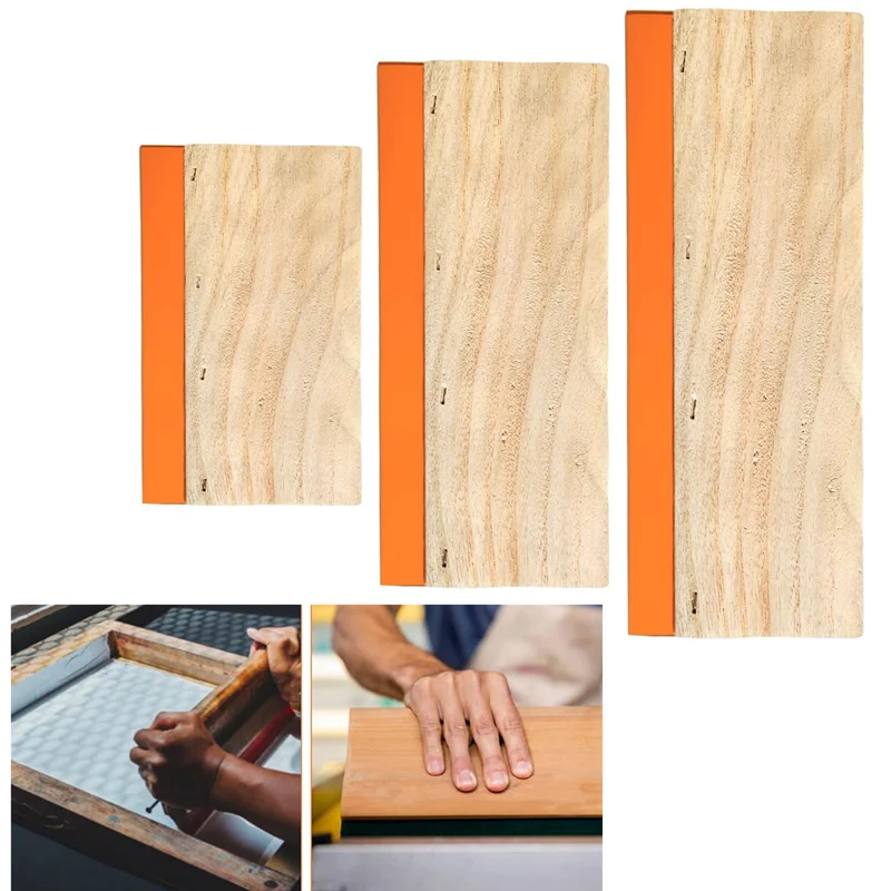 13-50cm Wood Handle Screen Pri - Commercial Printing Ink ulasan dan harga